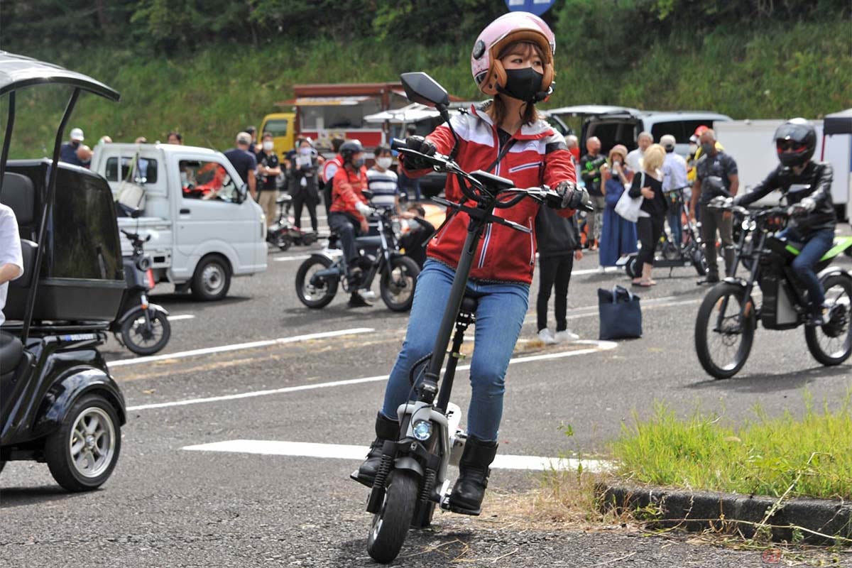 以前、伊豆修善寺の「虹の郷」で開催された「電動バイク・ミーティング」では、さまざまな電動バイクに試乗。仕事抜きでたびたび伊豆の地を踏む