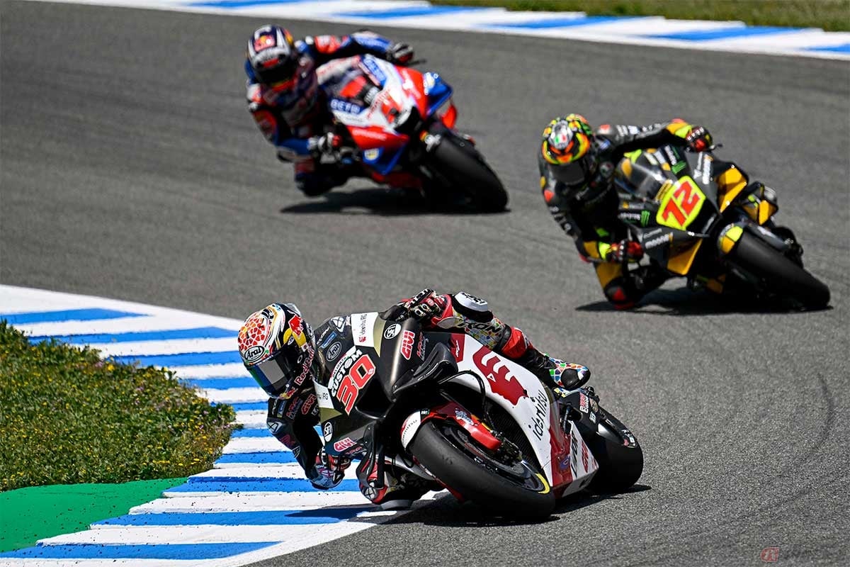 ホンダのMotoGPマシン「RC213V」を駆り、2022年シーズンのMotoGPクラスに参戦する唯一の日本人ライダー、中上貴晶選手(#30 LCR Honda IDEMITSU)