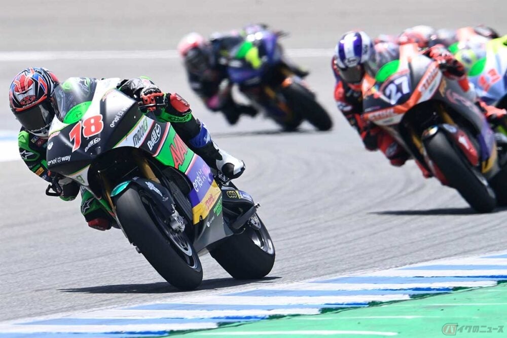 MotoE参戦2年目のシーズンを迎えた大久保光選手(#78)