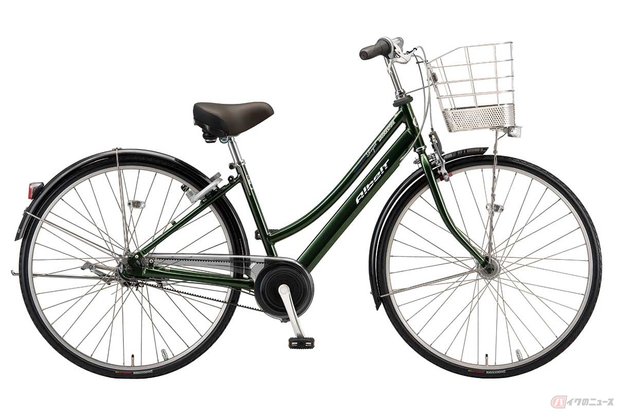 「オールラウンダーハンドル」を装備するシティサイクル。ブリヂストン「アルベルト ロイヤル」(画像提供/ブリヂストンサイクル)