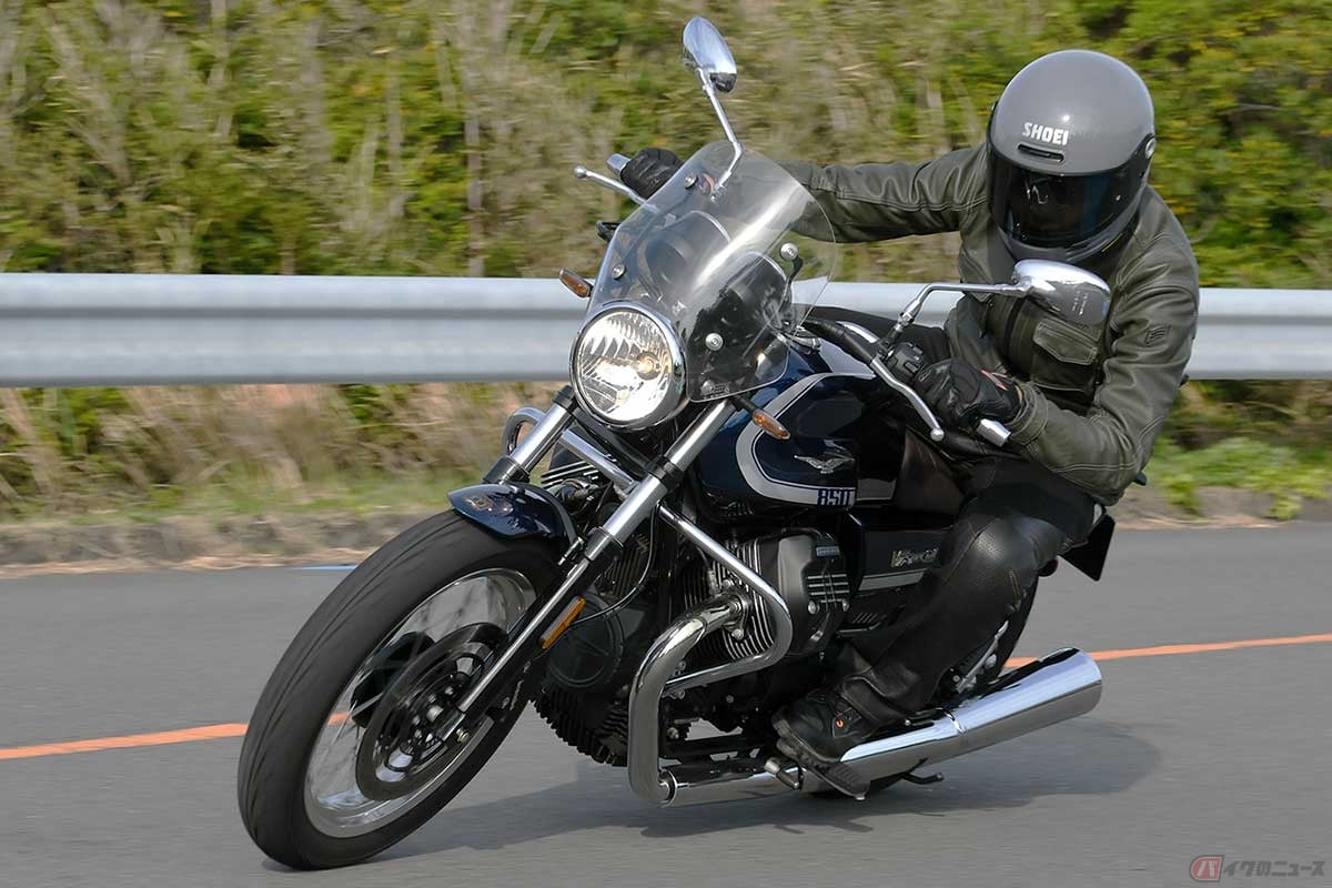 最新型となっても、モトグッツィ独特のフィーリングは健在