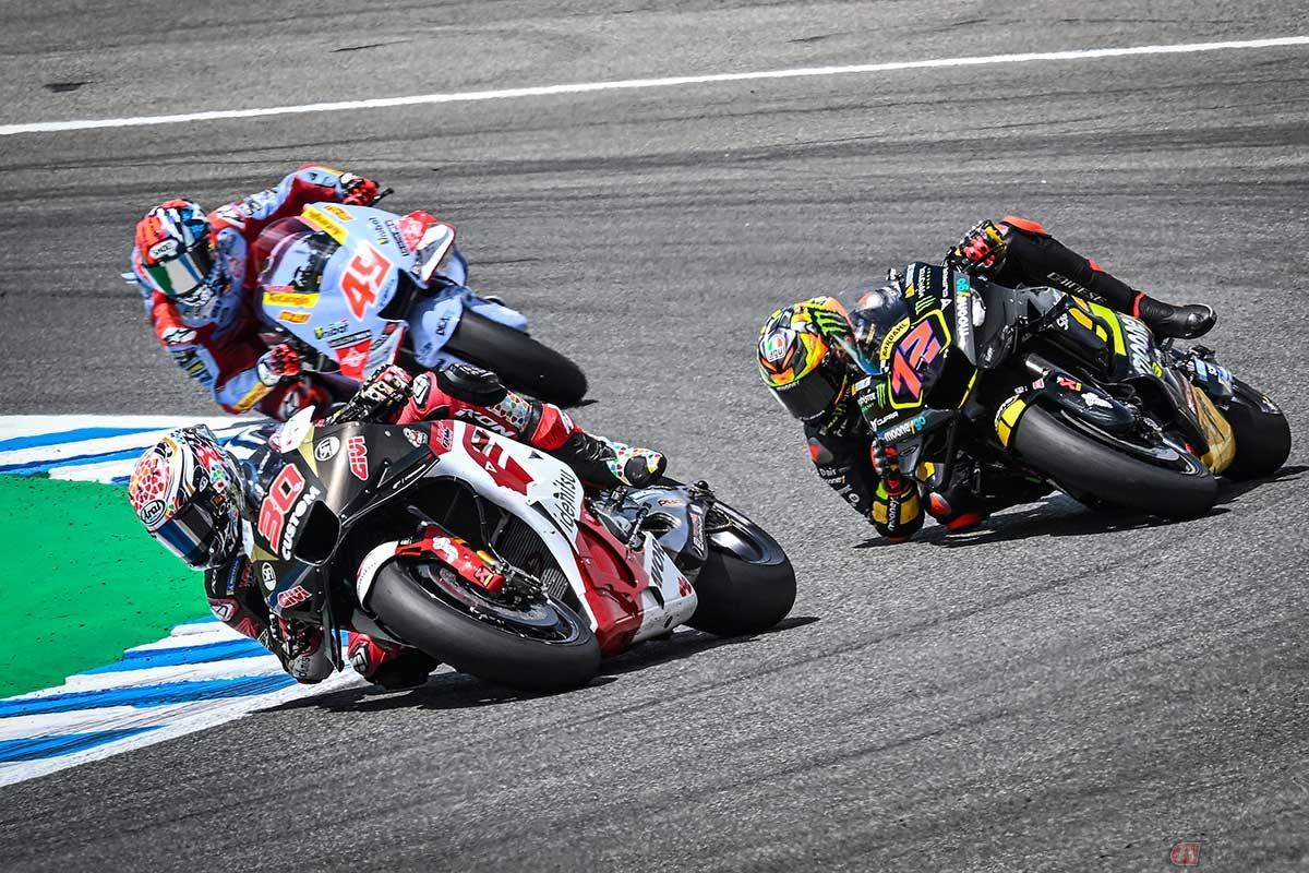 スペインGPの決勝レースを9位でゴールした中上貴晶選手（#30／LCR Honda IDEMITSU）