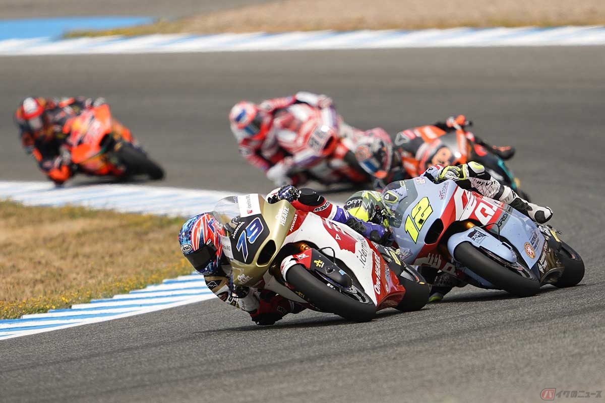 2023年シーズンもMotoGPのMoto2クラスにフル参戦する小椋藍選手(#79/Idemitsu Honda Team Asia)。第4戦スペインGPでは転倒リタイアに終わる