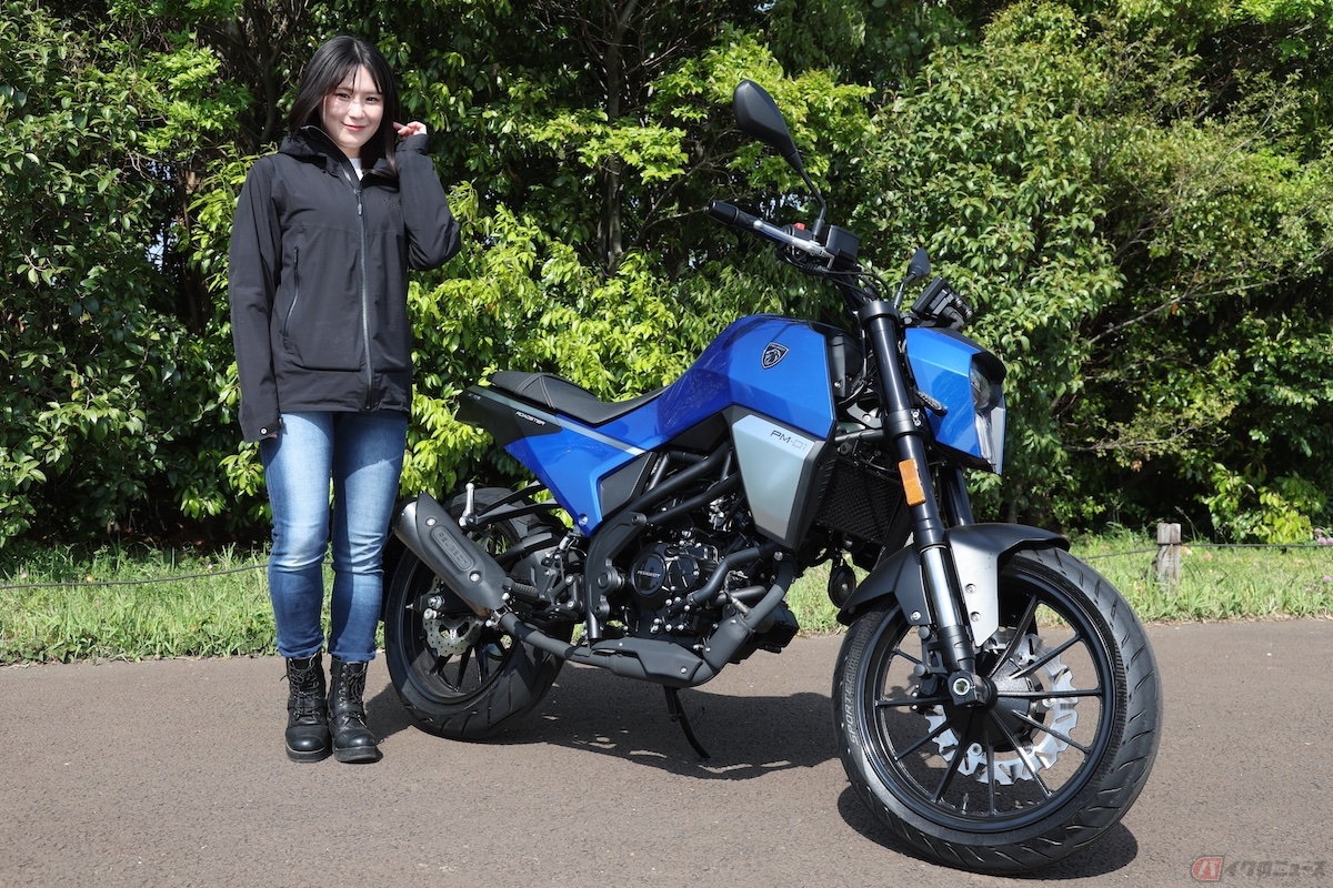 バイクに乗ってる感が味わえる原付二種モデルの「PM-01」