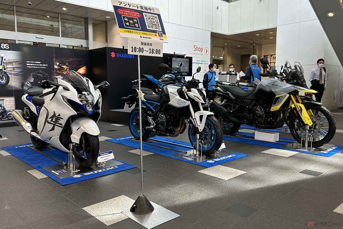 4月29日・30日に開催された「スズキモーターサイクルコレクション2023in仙台」の様子