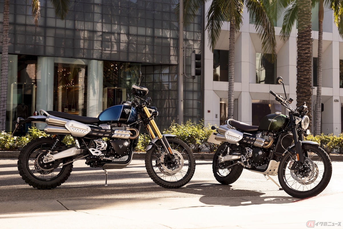 トライアンフ「スクランブラー1200XE/スクランブラー1200XC」