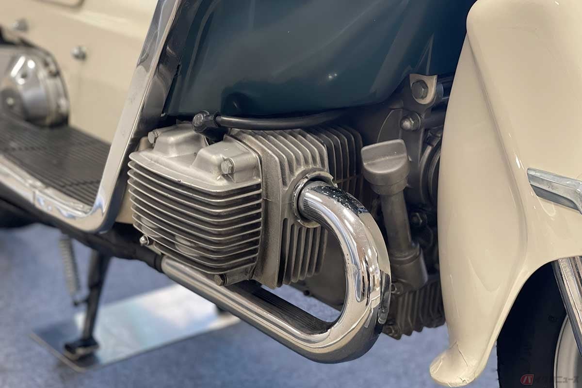 ホンダ「JUNO M85」の水平対向エンジン ※写真は1963年モデル