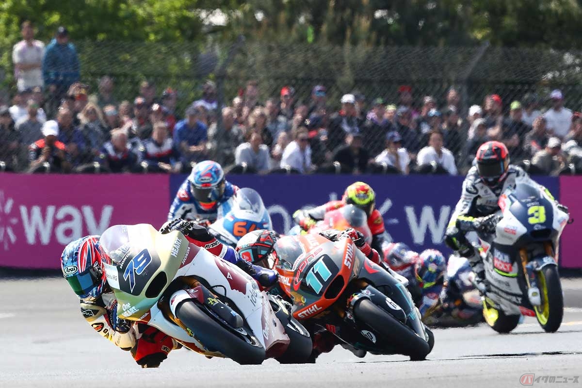 2023年シーズンもMotoGPのMoto2クラスに参戦する小椋藍選手(#79/Idemitsu Honda Team Asia)。第5戦フランスGPでは走りに課題を残しつつ9位でゴールした
