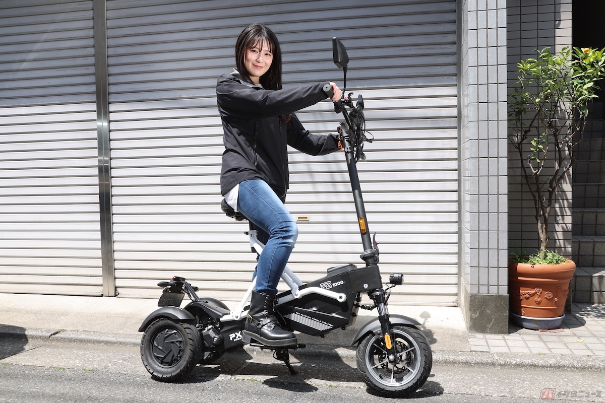 折り畳み式電動3輪スクーターのPXiD-F2(ピクシド・エフツー)-1000に試乗するよ