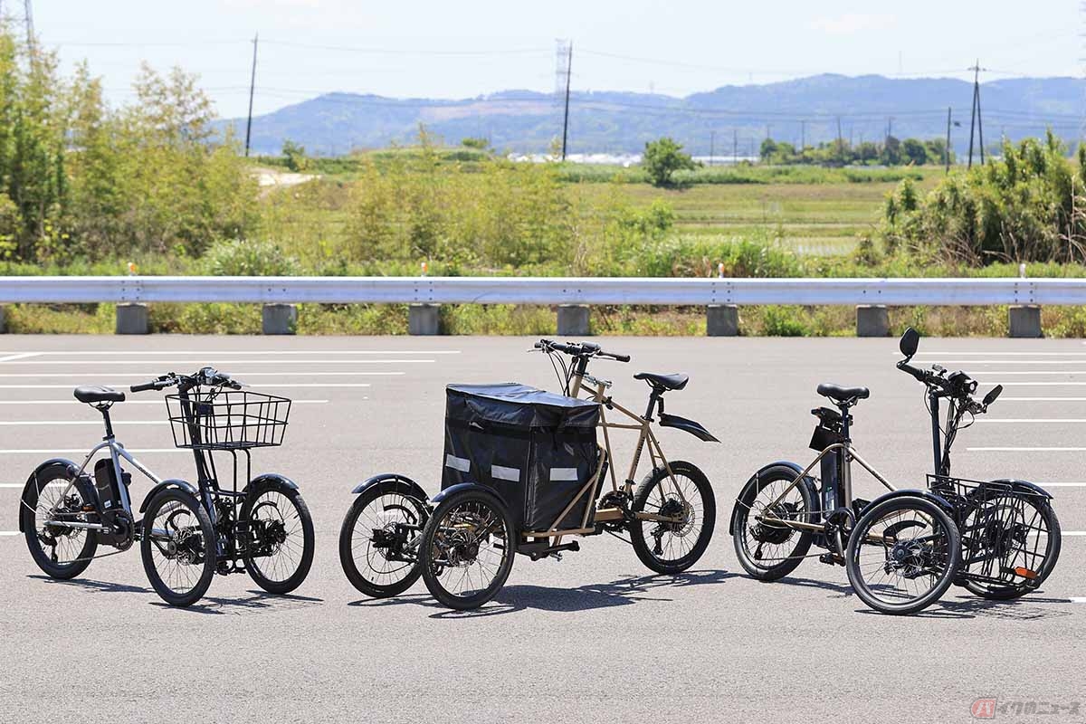 カワサキの電動3輪モデル「noslisu(ノスリス)」シリーズ