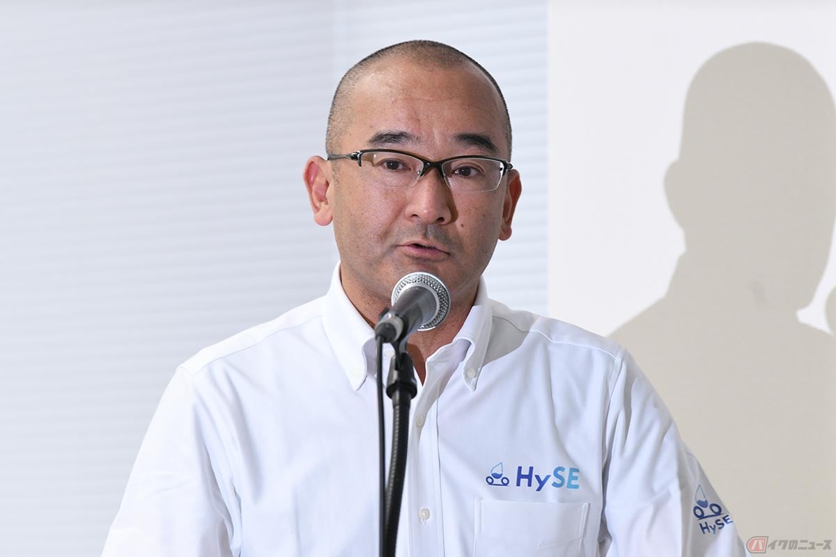 「水素小型モビリティ・エンジン研究組合」(HySE)理事長候補の小松賢二氏(ヤマハ発動機 執行役員 技術・研究本部長)