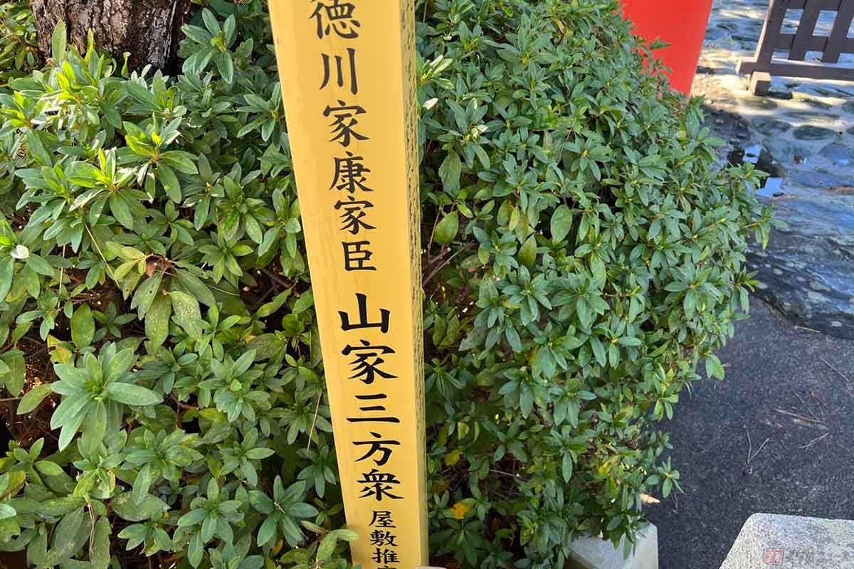 「山家三方衆(やまがさんぽうしゅう)」の屋敷跡でもあるこの土地は、三河の山間部、長篠の菅沼氏、田峯(だみね)の菅沼氏、作手(つくで)の奥平氏という有力勢力を指すが、家康からの離反後、奥平氏だけ家康に再属したことで江戸時代まで大名として存続したようだ