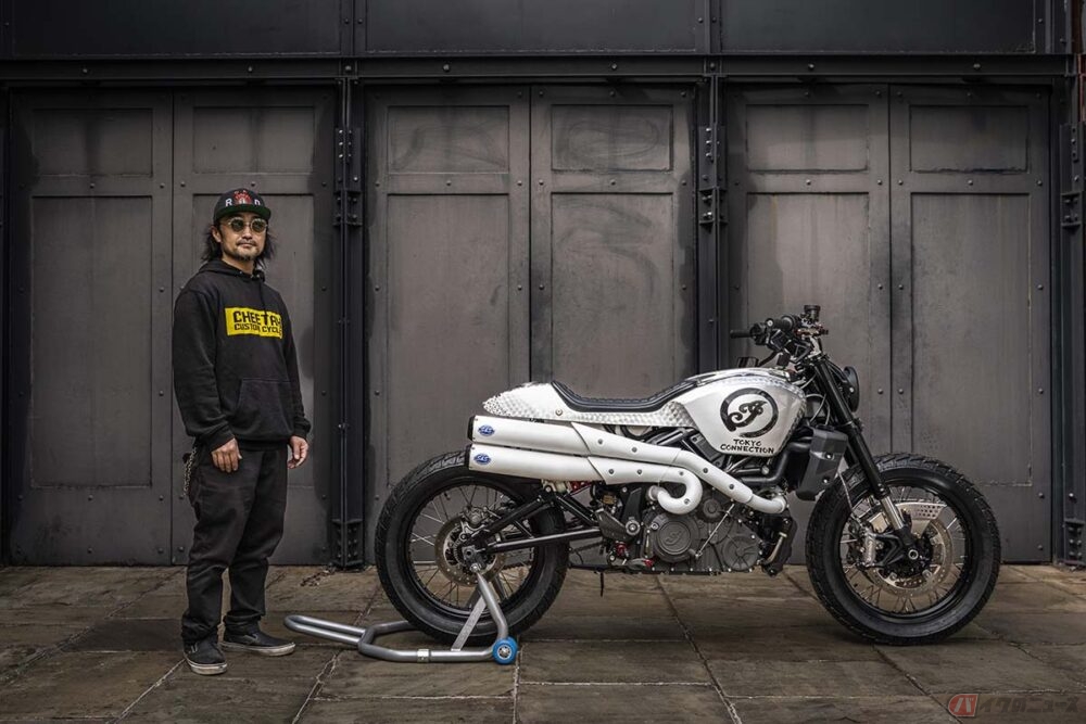 アクセサリー FTR CUSTOM&MAINTENANCE 車体中心部に確かな存在感を与えるAELLAのNinja ZX-25R用リンク