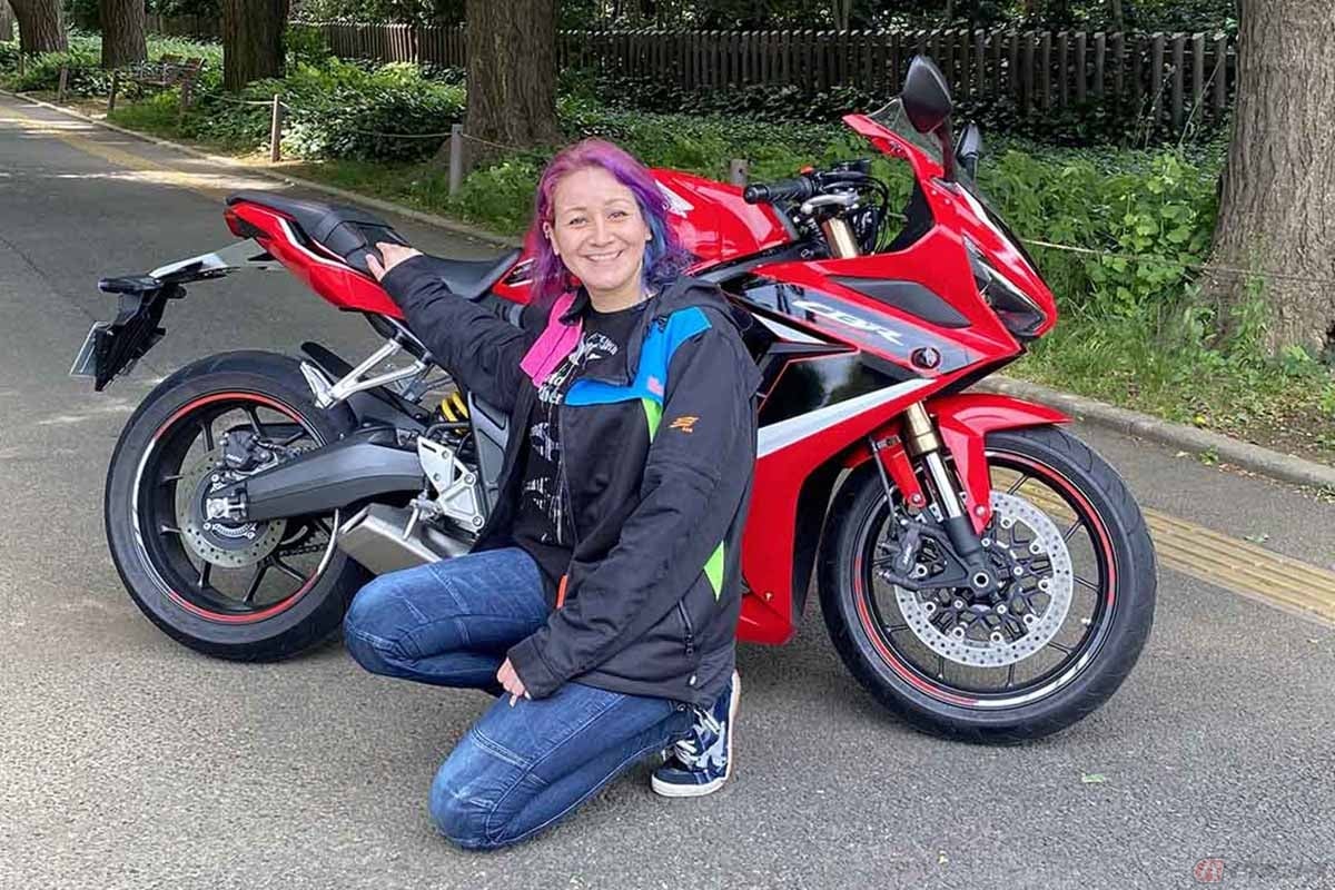 ホンダ「CBR650R」とクリスさん