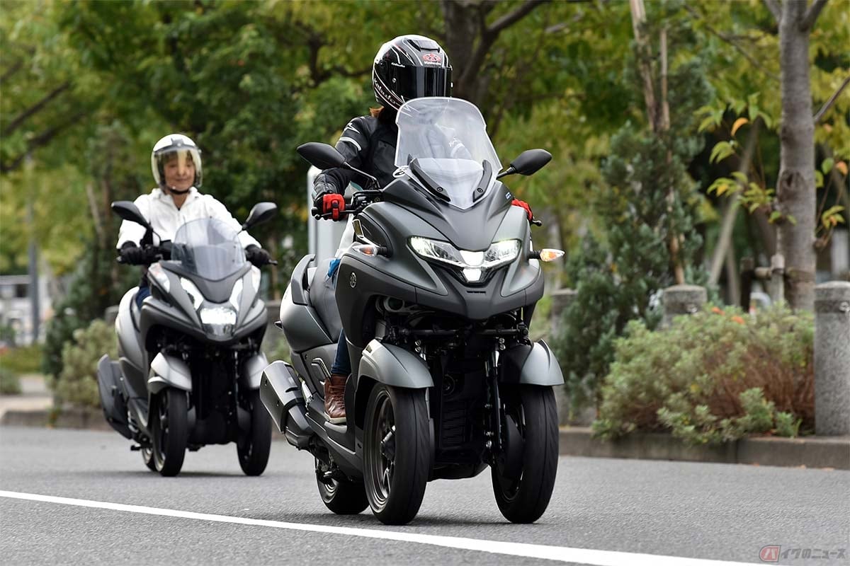 3輪バイク最大のメリットは走行時の安定感