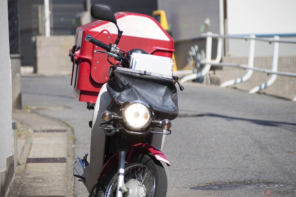 郵便配達のバイクは企業が受注の権利を入札して製造していた