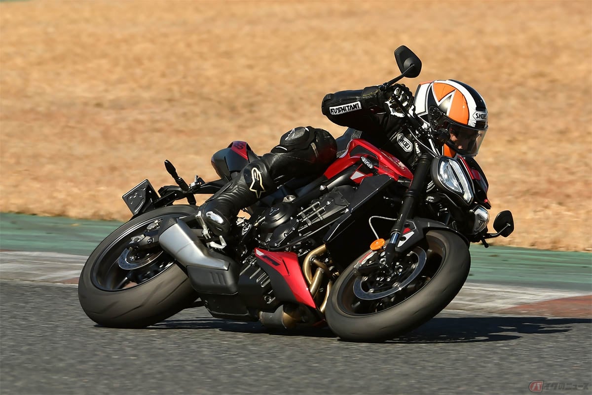 ワインディングやサーキットを走るとタイヤにタレが発生する