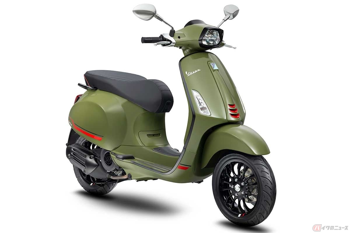 ベスパ「スプリントS 150」カラー:テナーチェグリーン