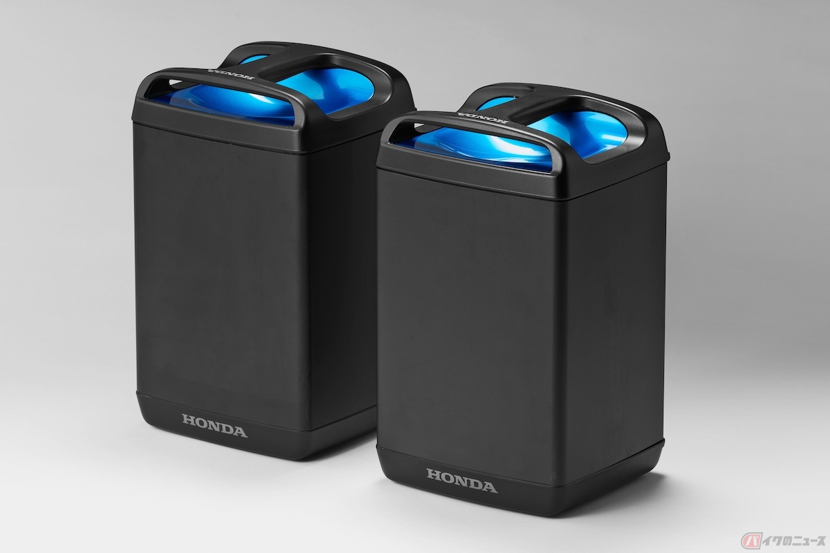 ホンダの「ベンリィe：Ⅱ」には、1個11kgのバッテリーが2個搭載されている