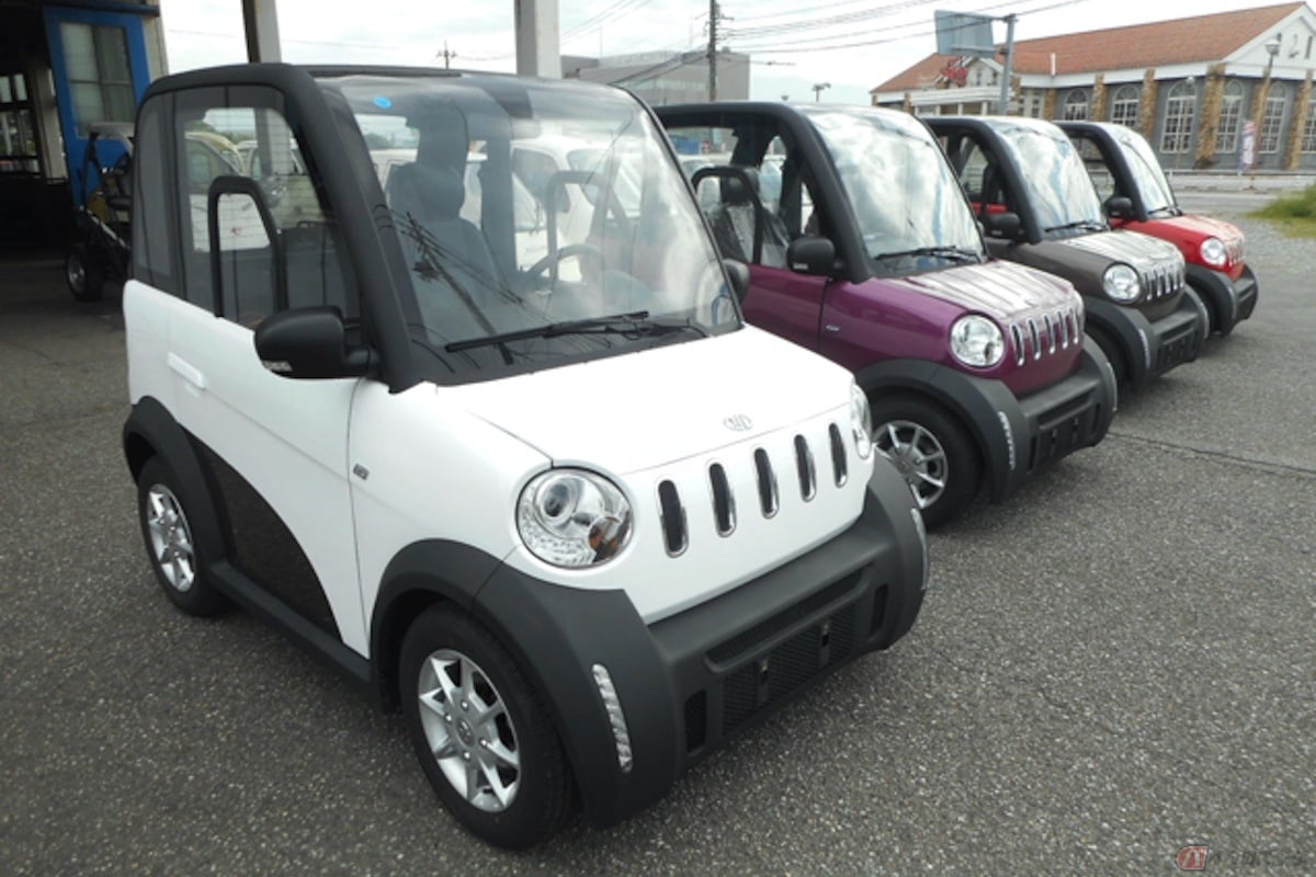 ミニカー登録が可能な車体も販売されている