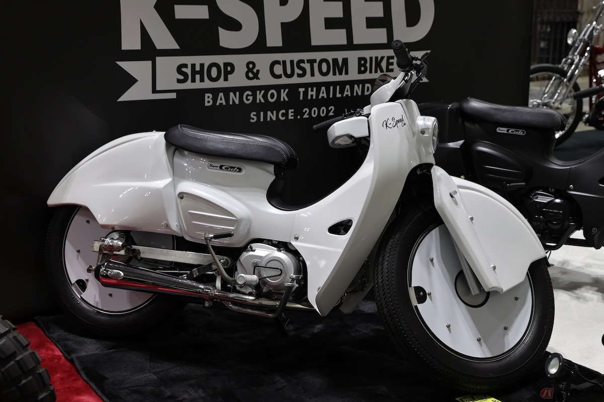 K-SPEEDの世界100台限定コンプリートカスタムカブ「K-SPEED CUB」