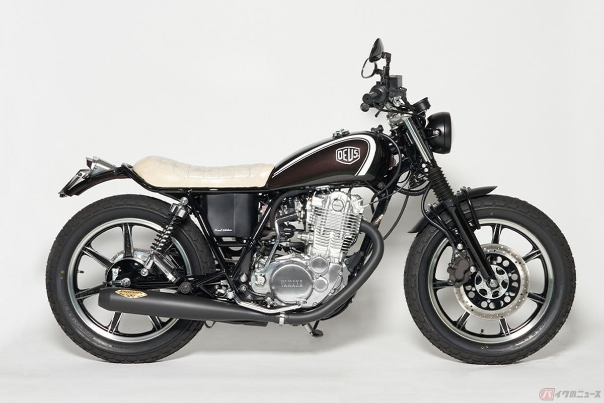 デウスが世界6台限定で販売するヤマハ「SR400 Final Edition」カスタム