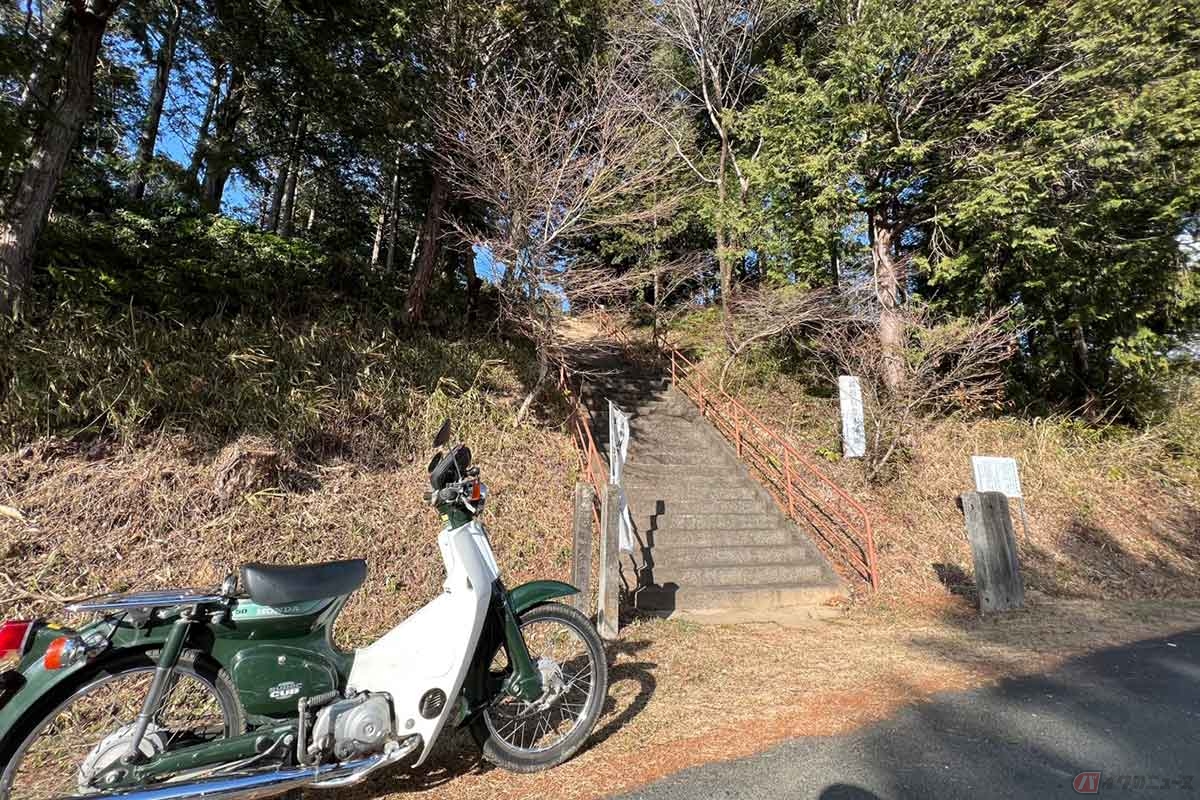 信康の本陣のさらに後方、天神山の「野辺神社」に信忠の本陣跡がある
