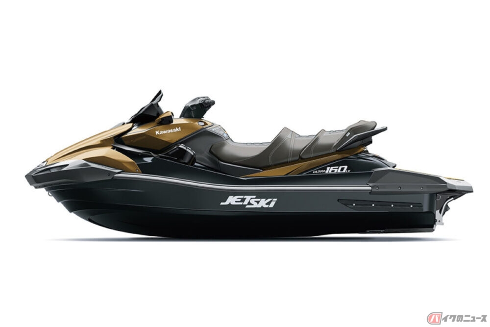 カワサキ製3人乗りジェットスキー「JET SKI ULTRA160LX」 豪華装備の
