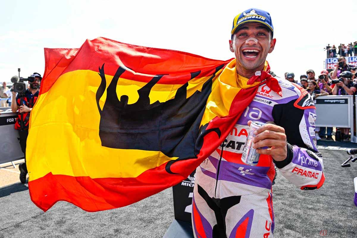 MotoGP第7戦ドイツGPのスオプリント・決勝レースを制したホルヘ・マルティン選手
