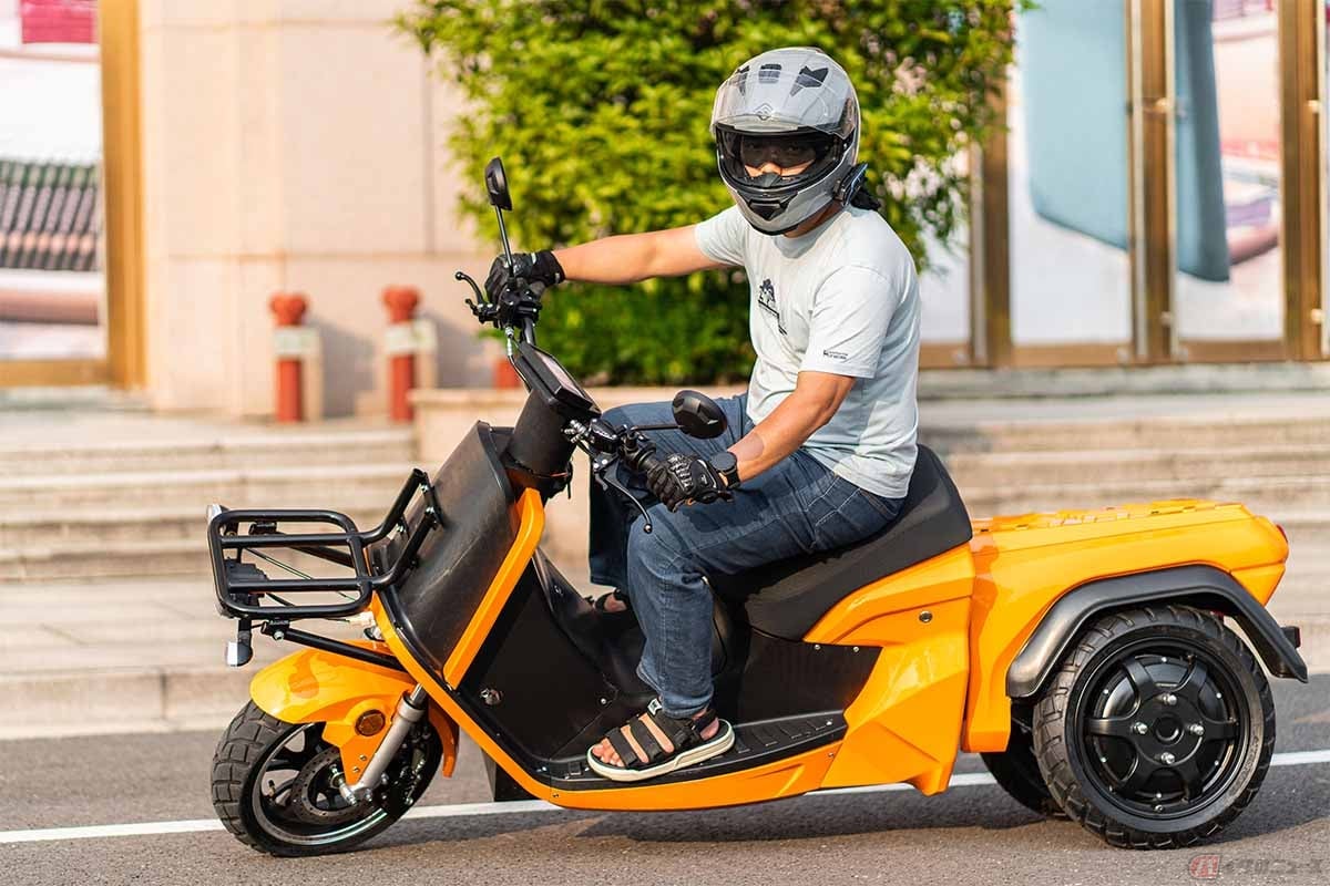 モータリスト合同会社の新型電動バイク「E-Cargo」シリーズの3輪モデル「EC3」