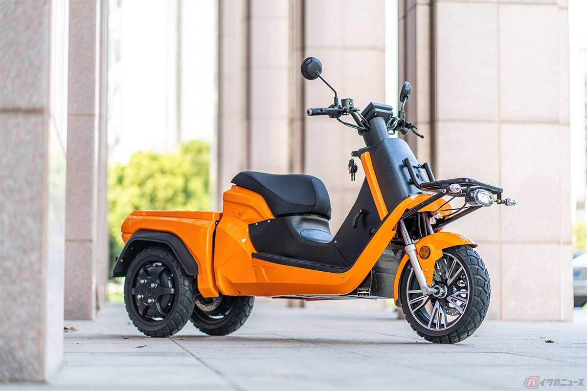 モータリスト合同会社の新型電動バイク「E-Cargo」シリーズの3輪モデル「EC3」