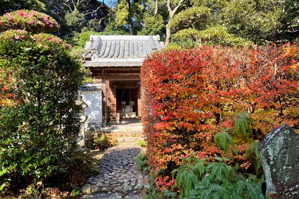 「西来院」の境内に「築山御前月窟廟(つきやまごぜんがっくつびょう)」がある。戦災で焼失した後、昭和53年の400年忌で廟堂(びょうどう)が復元された