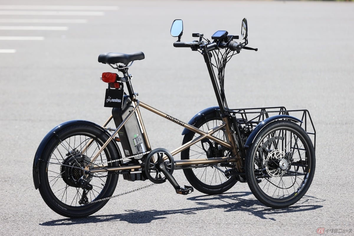普通自動車免許で運転できるフル電動自転車の「ノスリス e」