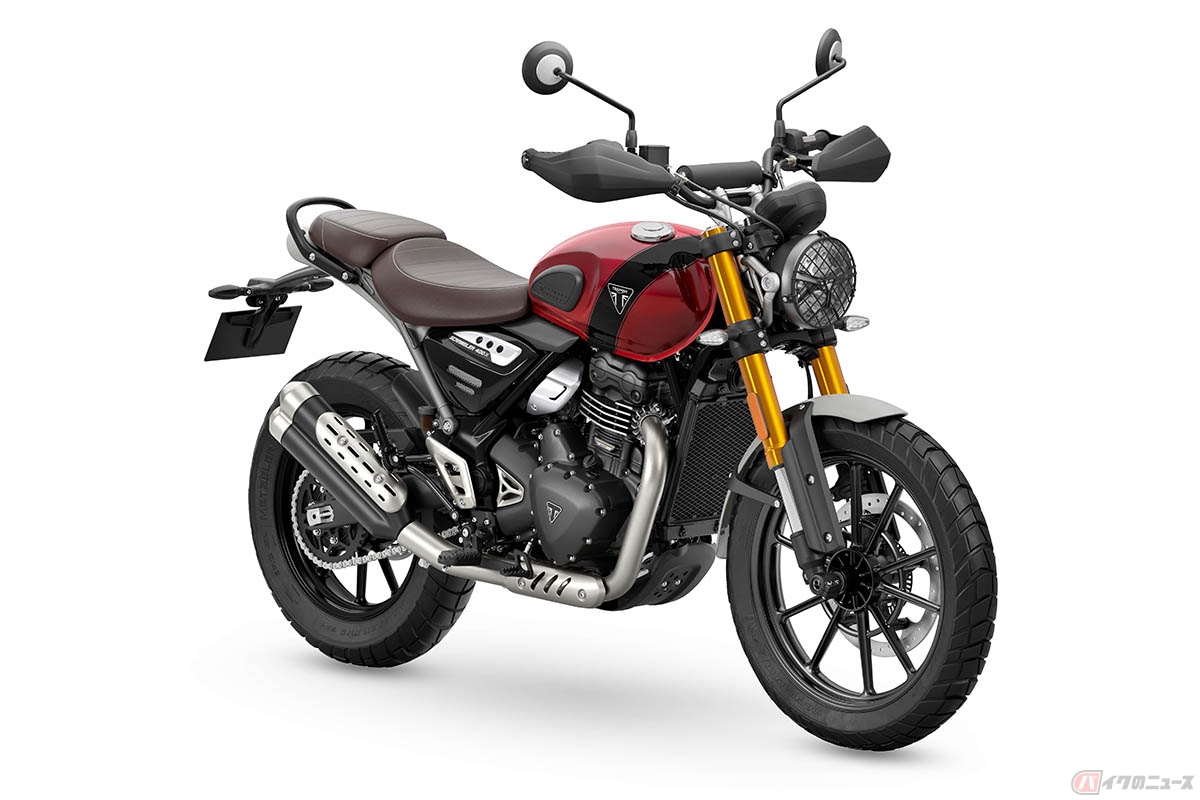 トライアンフの新型モデル「Scrambler 400 X」