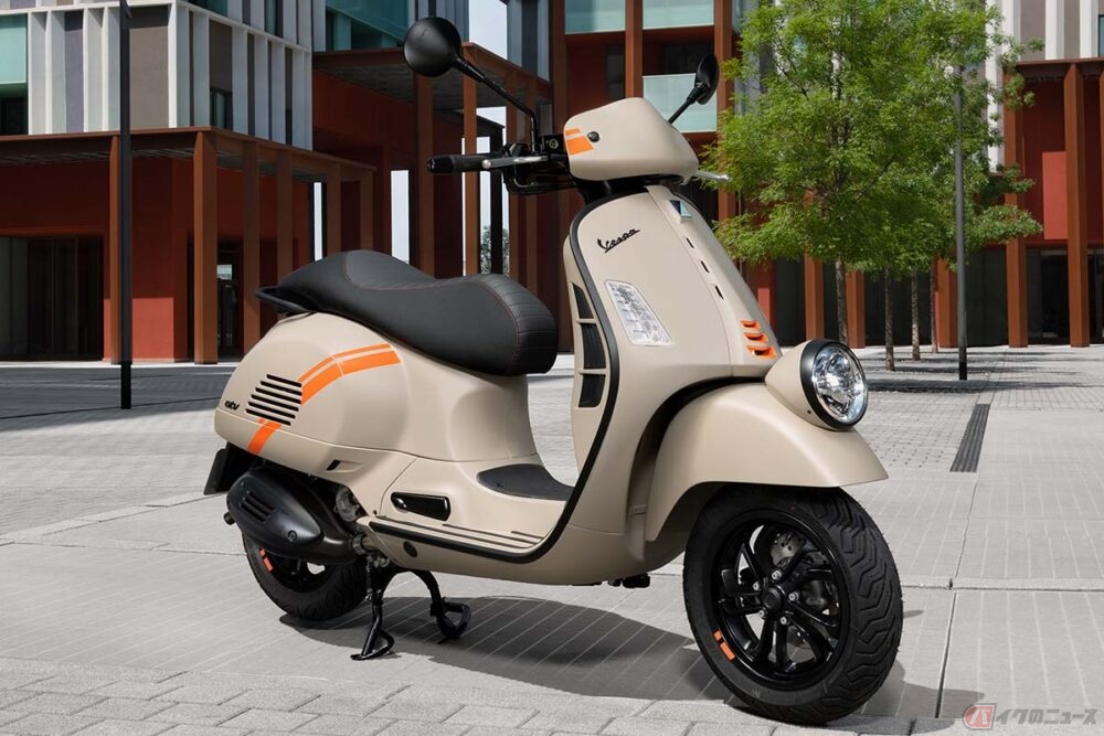 ベスパ「GTV」史上最強の23psを誇る300HPE搭載モデル登場 | バイクの
