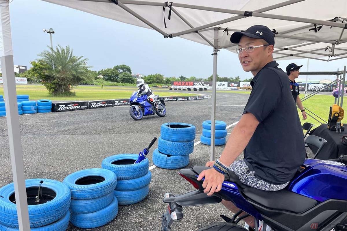 こんな感じでコースサイドからしっかりチェック