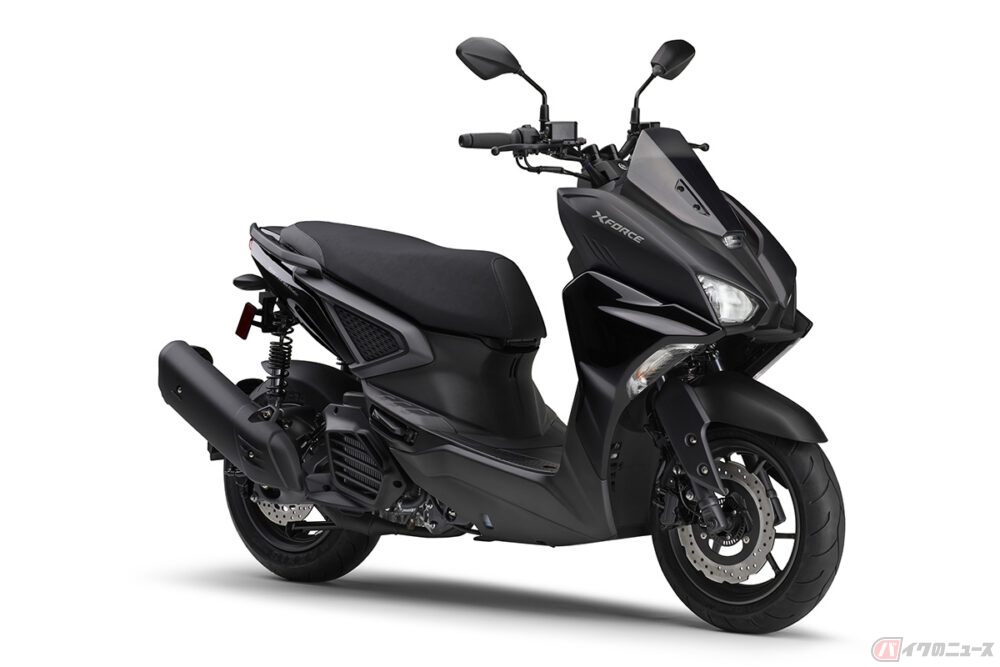 SCOOTER ブラック スクーター スポーティで斬新なスタイルの軽二輪スクーター！ ヤマハが新型「X