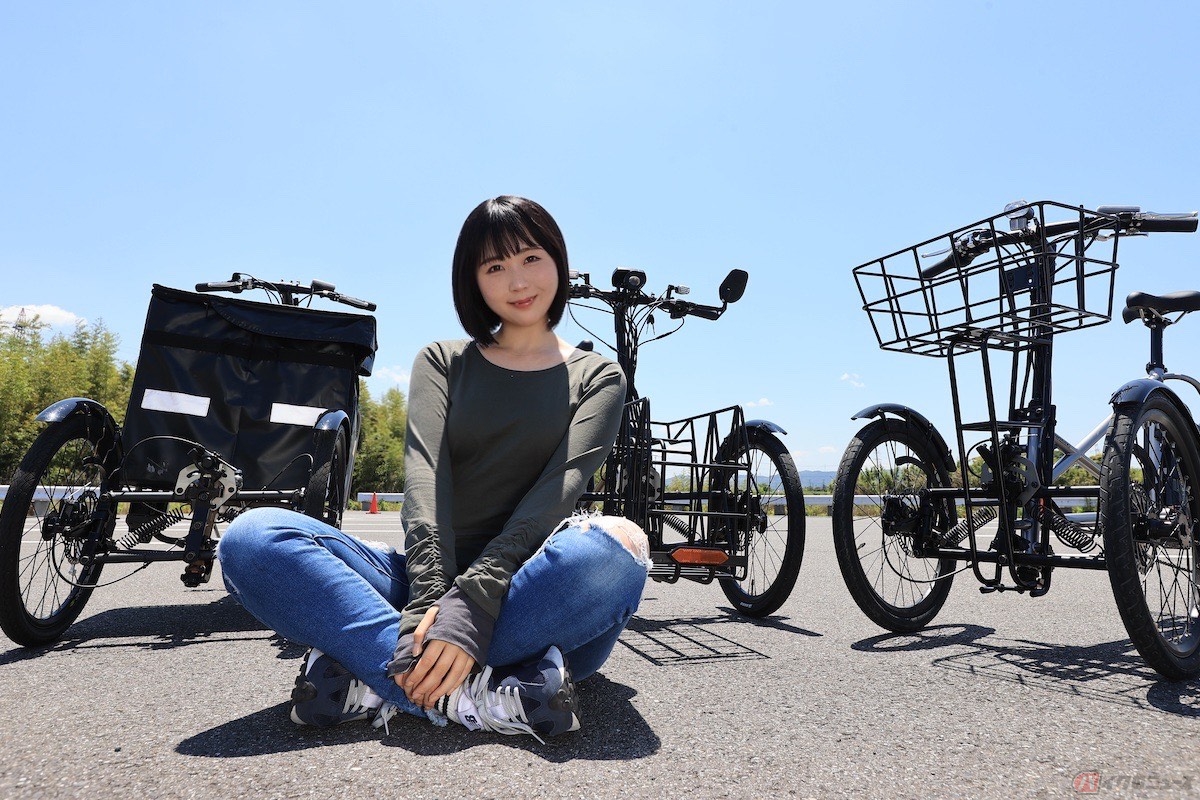 カワサキの電動3輪ビークル「noslisu（ノスリス）」シリーズを紹介しました