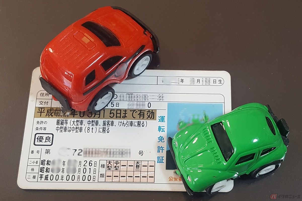運転免許は付帯免許制度によって、取得した免許の下位免許で乗れる乗り物も運転することが可能