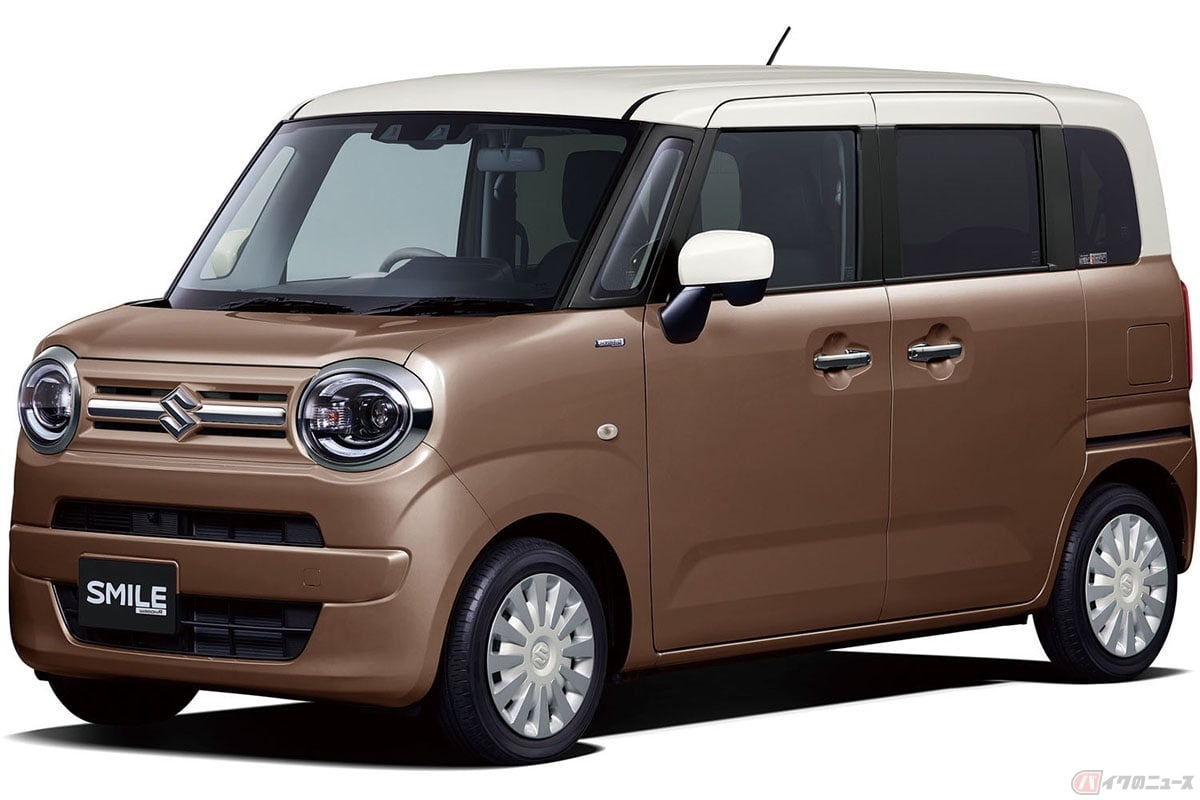 スズキ新型「ワゴンR スマイル」特別仕様車HYBRID Sリミテッド ウッディブラウンメタリック ソフトベージュ2トーンルーフ