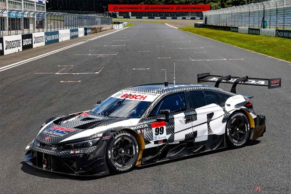 SUPER GT 2024シーズンの勝利に向けて!HRCが「シビックTYPE R-GT」の走行テストをスタート | バイクのニュース