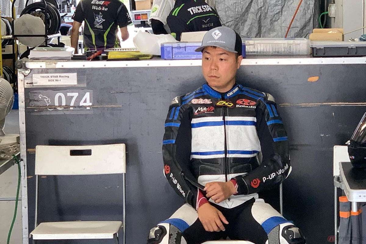 1回目の鈴鹿8時間耐久ロードレース公式テストに参加する大久保光選手