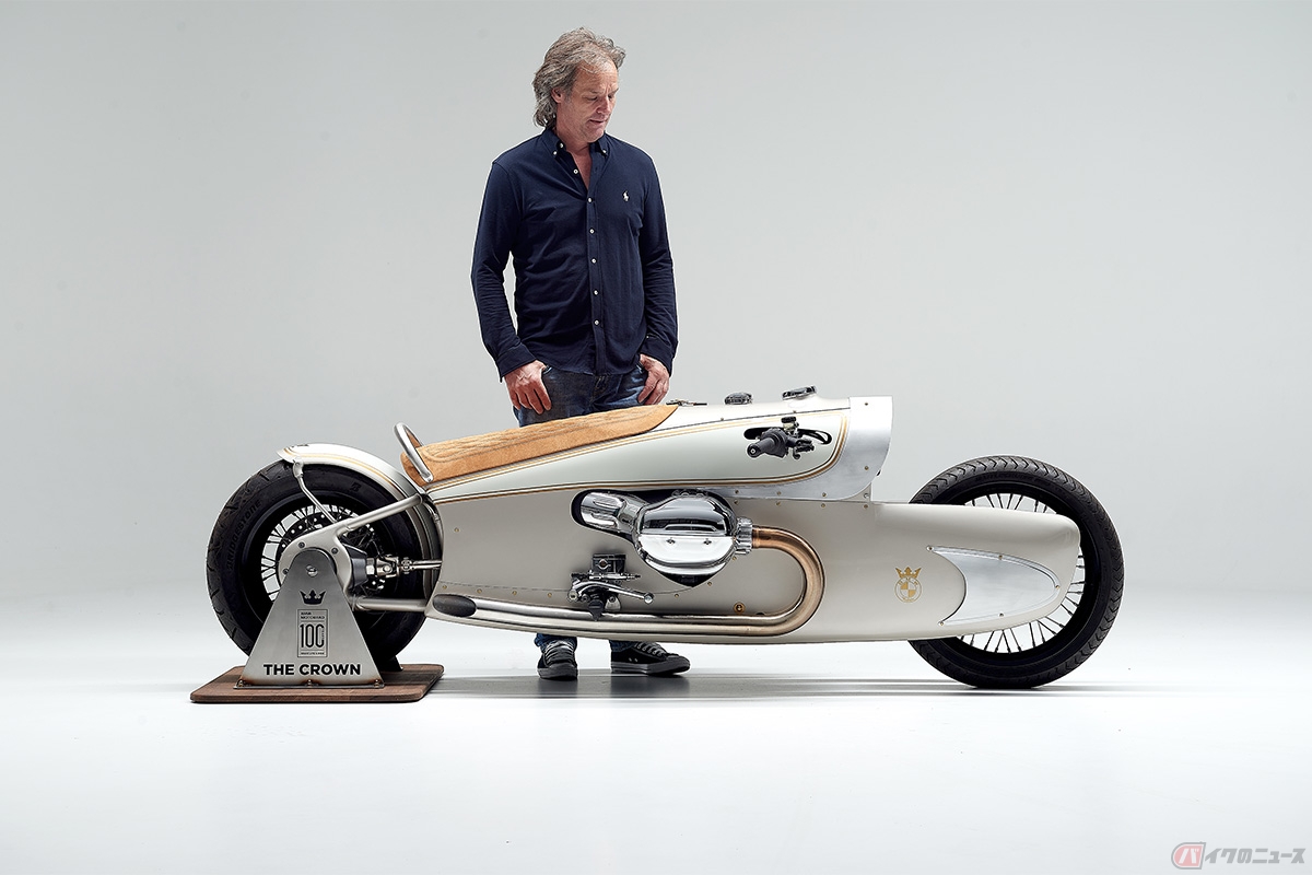 カスタマイザーのDirk Oehlerking氏とBMW「R18 The Crown」