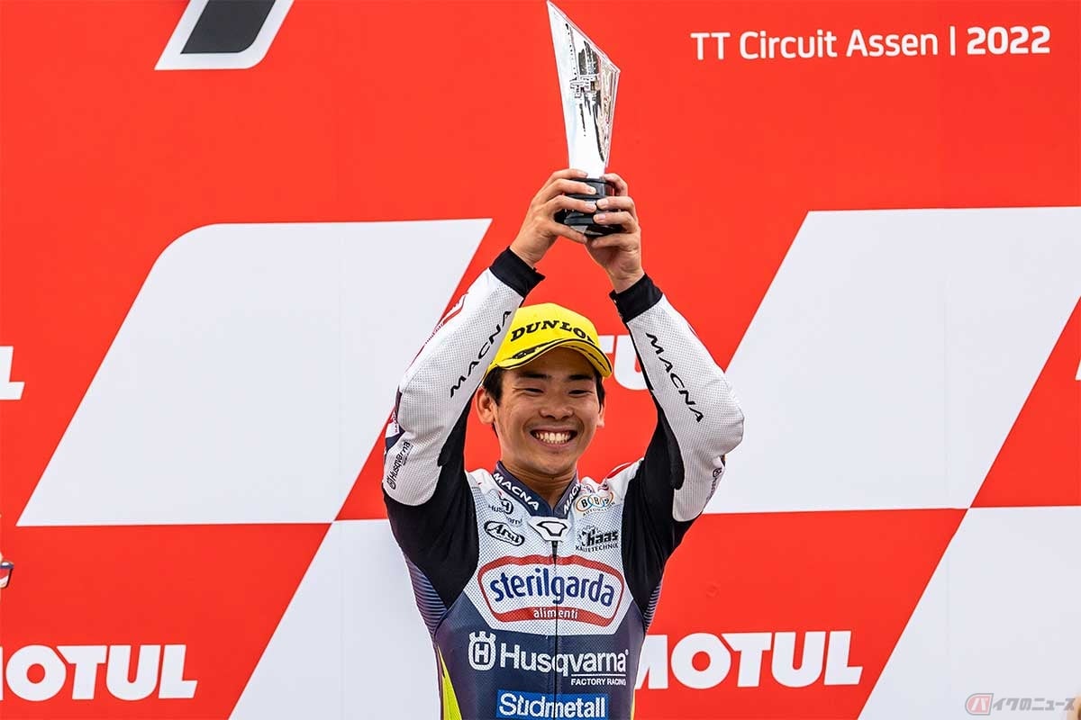 オランダGPで初優勝を飾った佐々木歩夢選手(ステリルガルダ・ハスクバーナ・マックス)