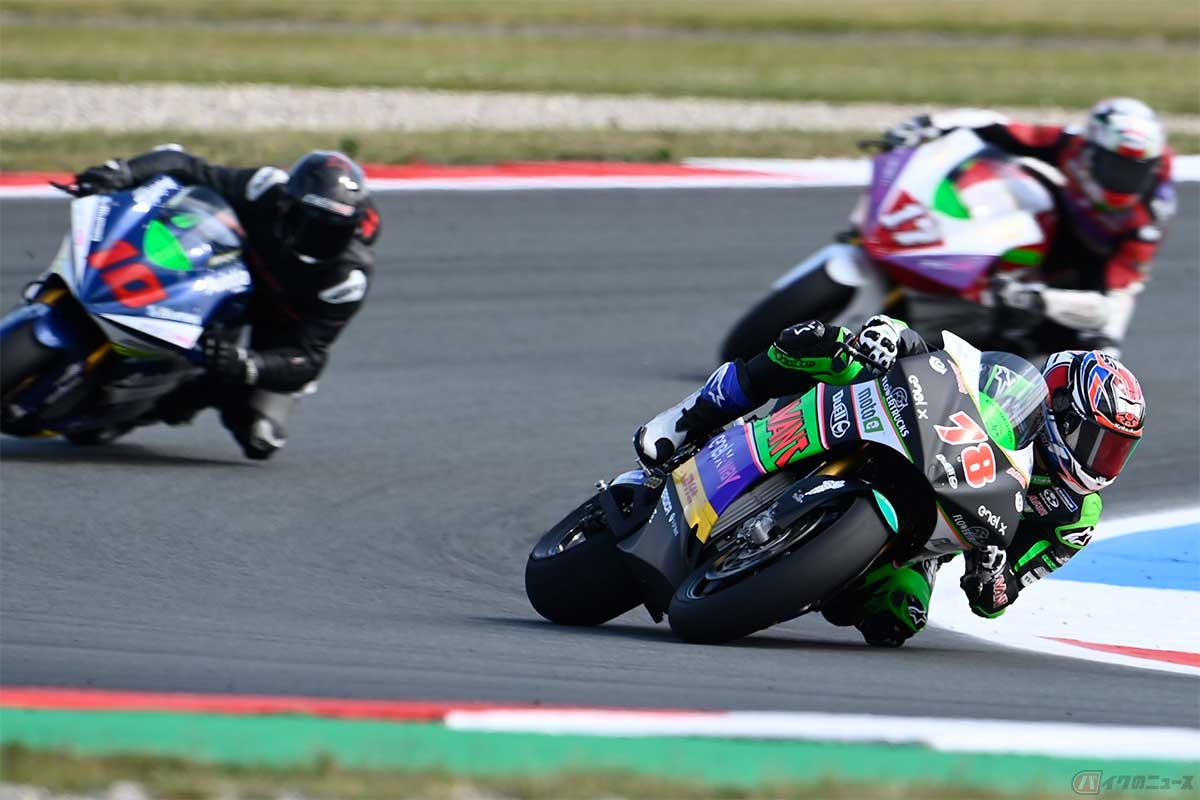 2022年シーズンのMotoEに参戦する唯一の日本人ライダー、大久保光選手(#78)
