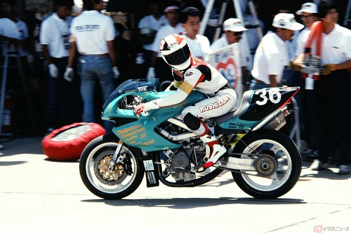 1993年の鈴鹿8耐に参戦したOV-15A。規定周回数はクリアできなかったものの、8時間をきっちり完走