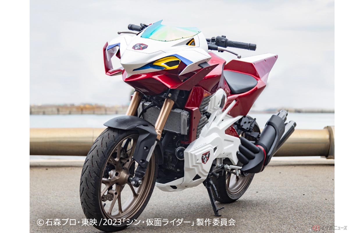 ホンダコレクションホールに展示されるシンサイクロン号
