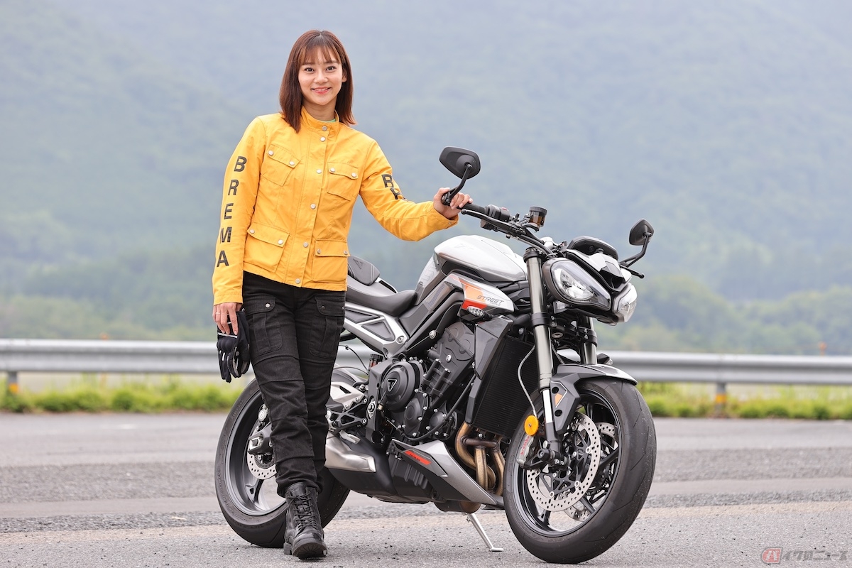 トライアンフの「ストリートトリプル765RS」に試乗します!