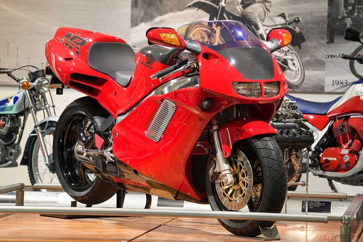 ホンダ「NR」(1992年)は楕円ピストン採用のエンジンを搭載した世界で唯一の市販車