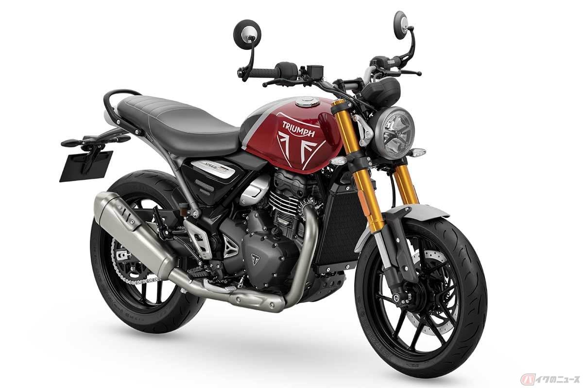 トライアンフの新型モデル「Speed 400」カラー:カーニバル・レッド
